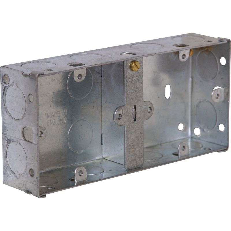 Metal Back Box Dual 35mm