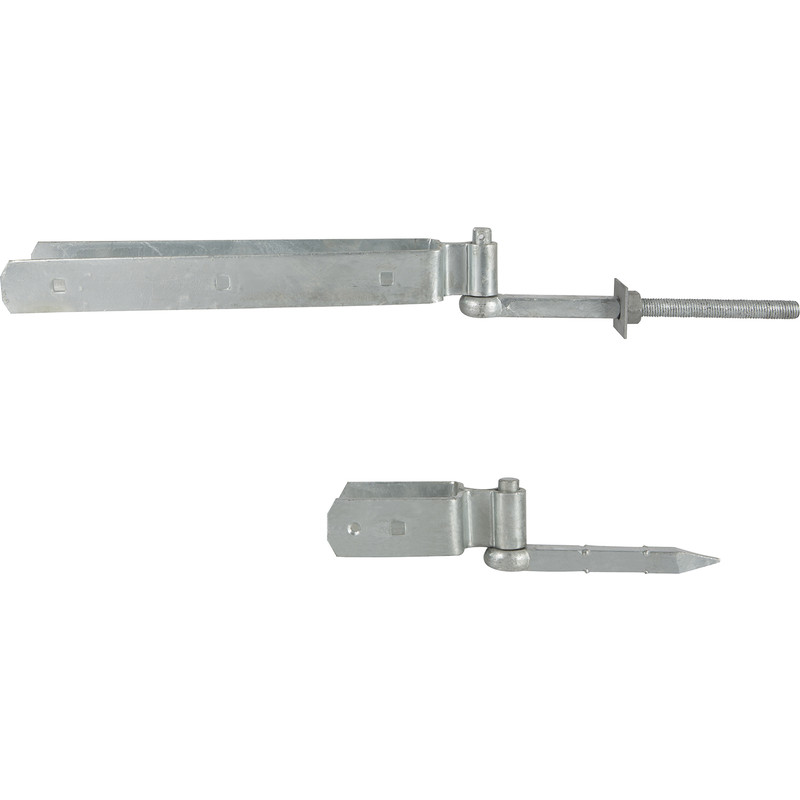 GateMate Field Gate Double Strap Hinge Set 450mm Galvanised