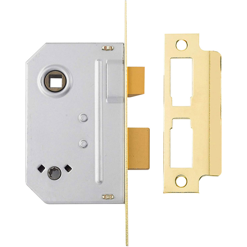Yale Bathroom Sashlock Brass 2.5in