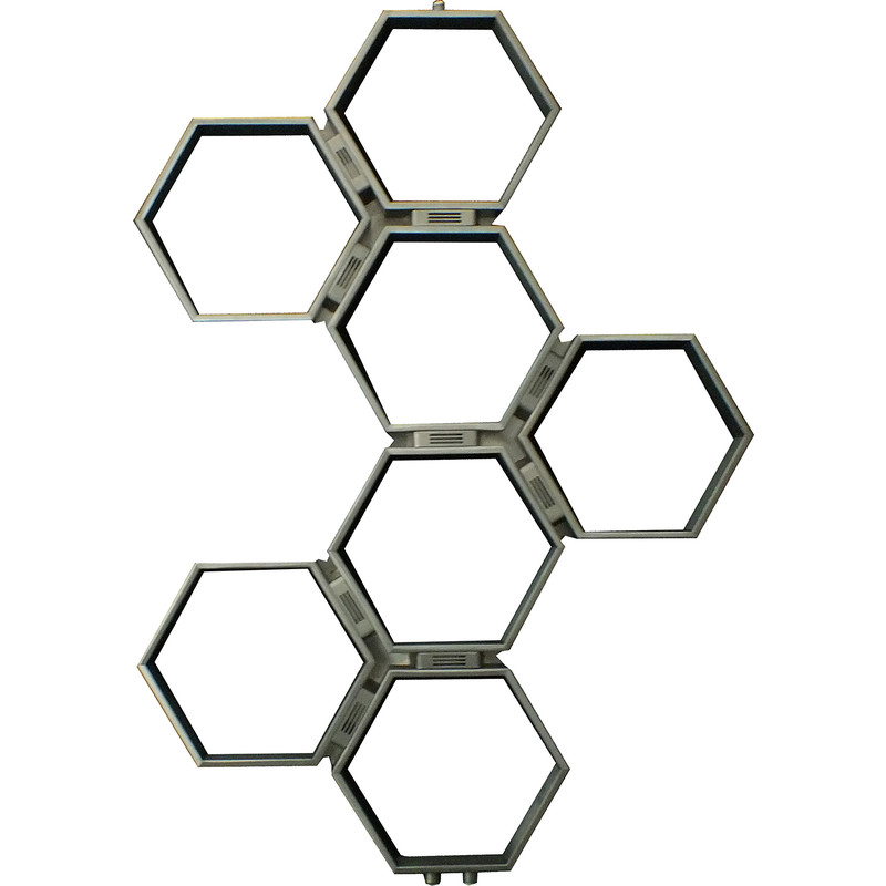 Aeon Honeycomb Designer Radiator 1120 x 785mm Btu 1554 Brushed Stainless Steel