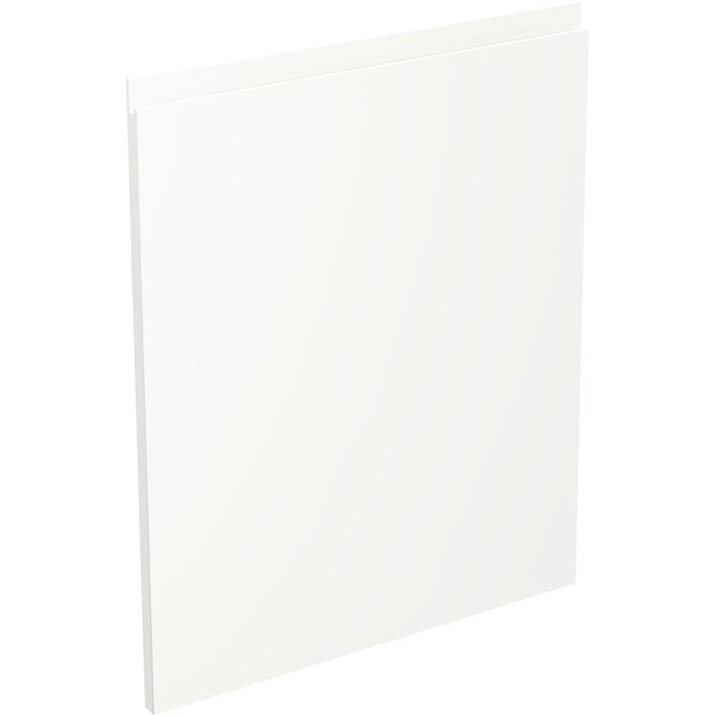 Kitchen Kit Flatpack J-Pull Appliance Door Ultra Matt White 715x596mm
