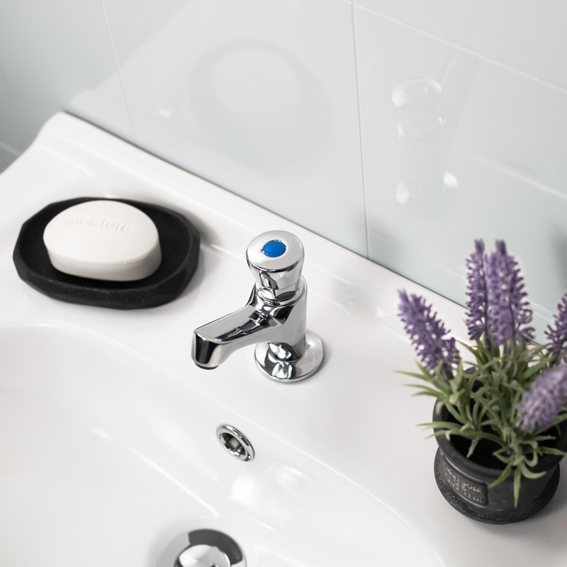 Non Concussive Basin Tap