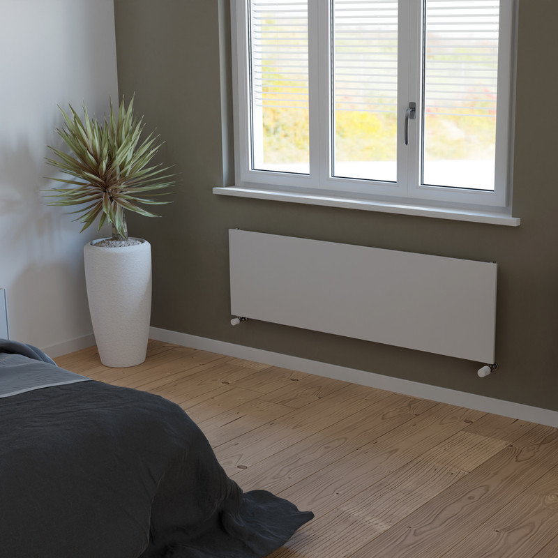 Ximax Oxford Plan Horizontal Designer Radiator 445 x 1500mm 1990Btu White