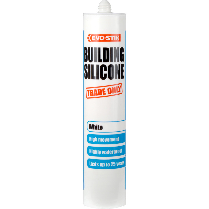 Evo-Stik Trade Building Silicone 280ml White