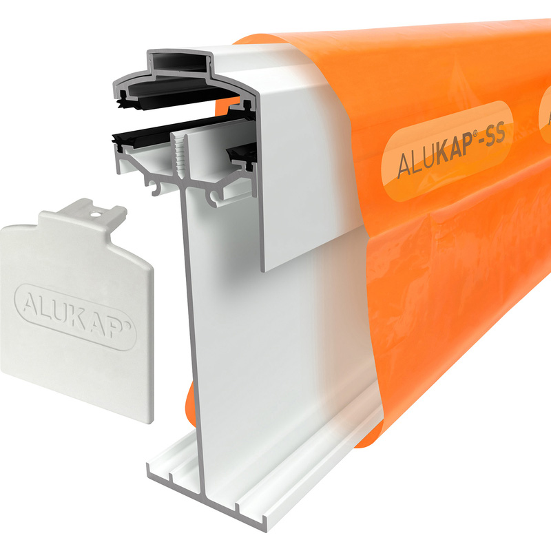 Alukap-SS High Span Gable Bar White 2.0m