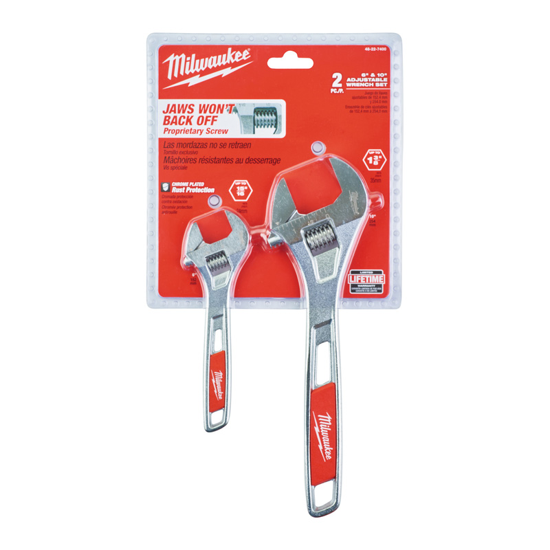 Milwaukee Adjustable Wrench 150mm & 250mm