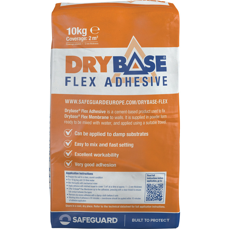 Drybase Flex Adhesive 10kg Grey