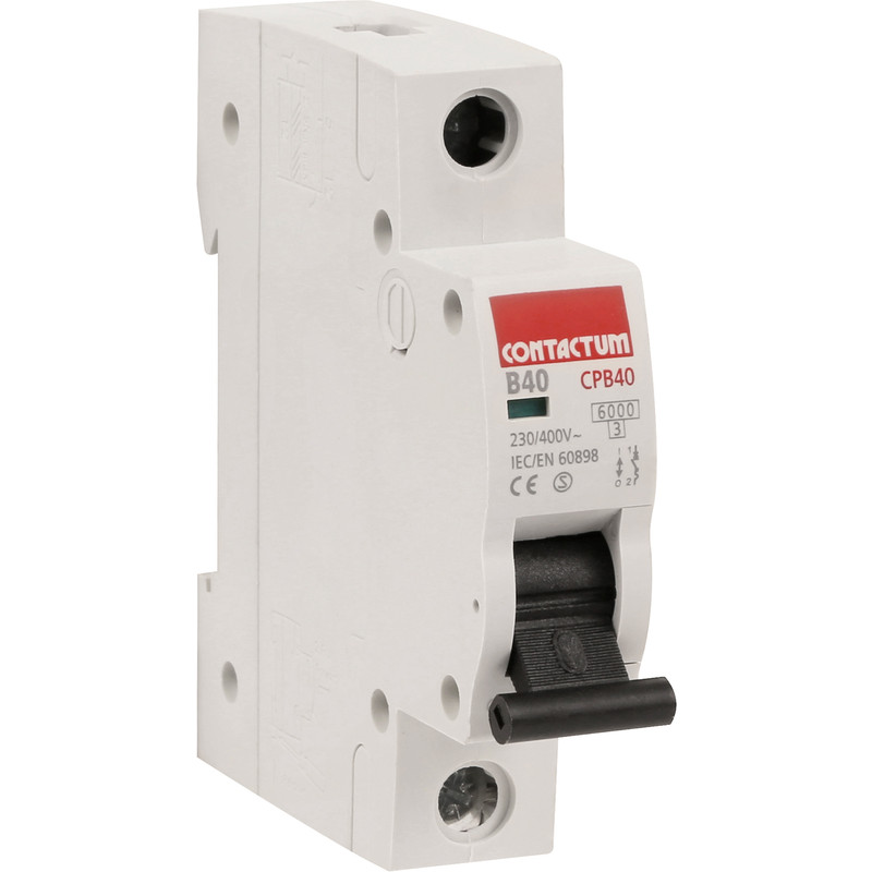 Contactum MCB 40A 6kA SP B Curve