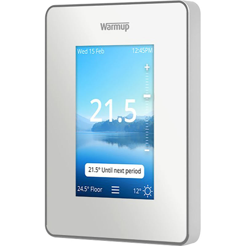 Warmup Smart 6iE Thermostat Bright Porcelain