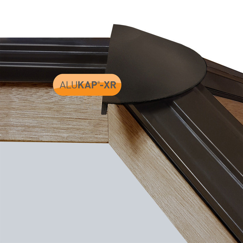 Alukap-XR Radius End Cap Brown