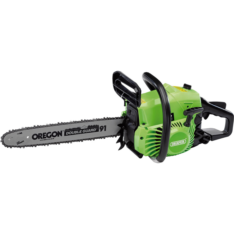 Draper 40cm Petrol Chainsaw with Oregon® Chain and Bar 37.2cc