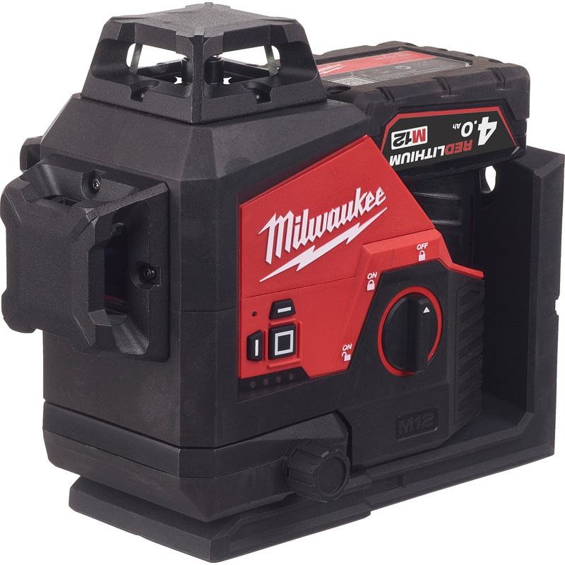 Milwaukee M12 Green 360° 3 Plane Green Laser Level 4.0Ah