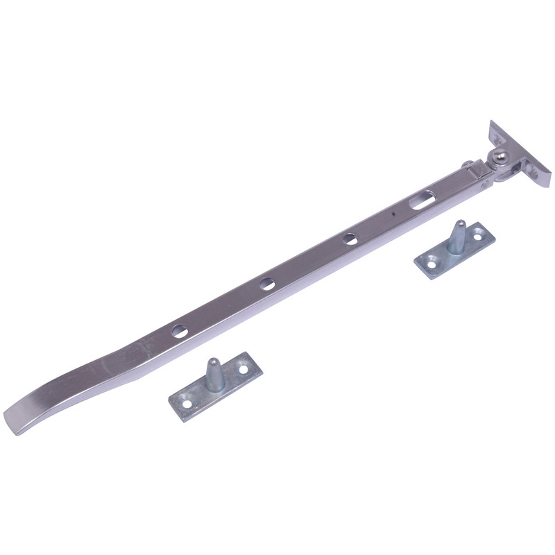 Aluminium Casement Stay 254mm Aluminium