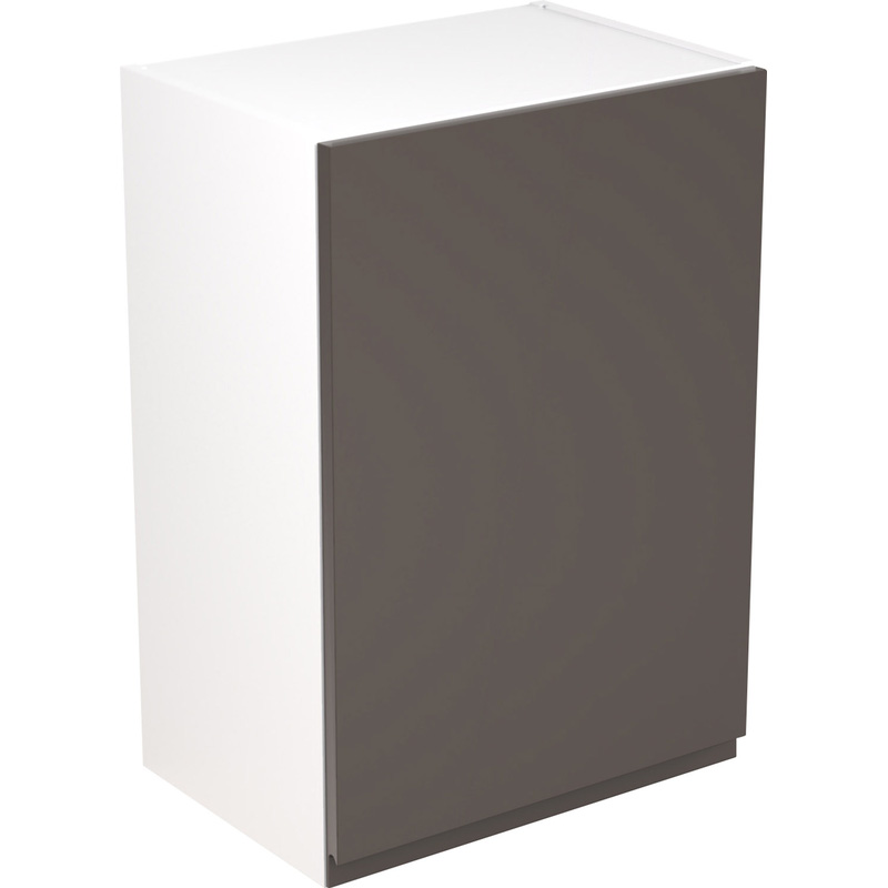 Kitchen Kit Flatpack J-Pull Kitchen Cabinet Wall Unit Ultra Matt Graphite 500mm