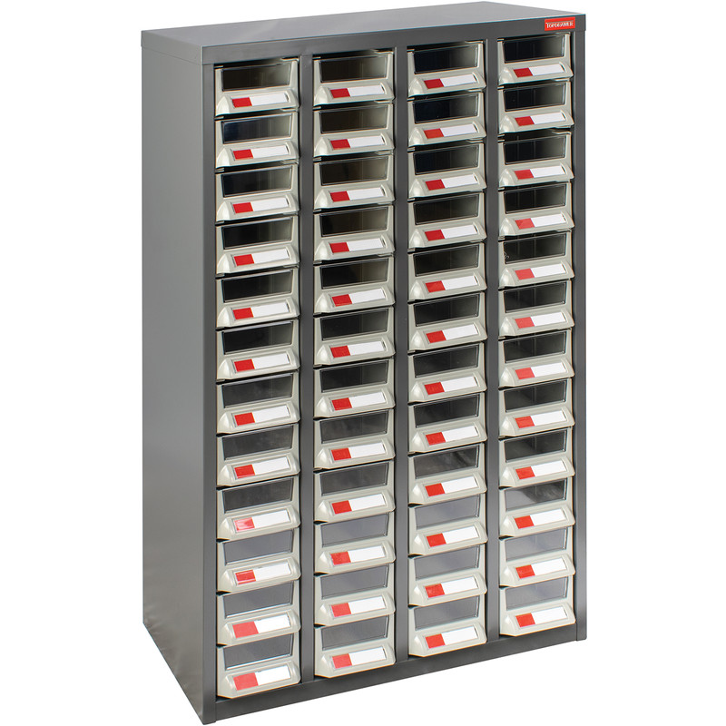 Small Parts Steel Cabinet without Doors 48 Drawers - 937 x 586 x 222mm