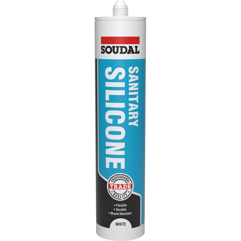 Soudal Trade Sanitary Silicone 290ml White