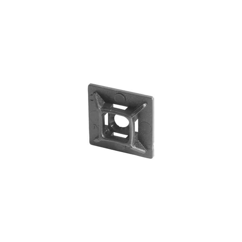 Adhesive Cable Tie Bases Black