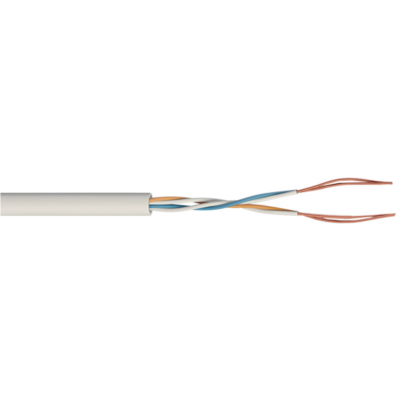 Doncaster Cables Telephone Cable 2 Pair x 100m White Drum