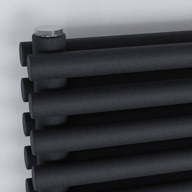 Ximax Kingston Duo Horizontal Designer Radiator 610 x 1200mm 4402Btu Anthracite Structure