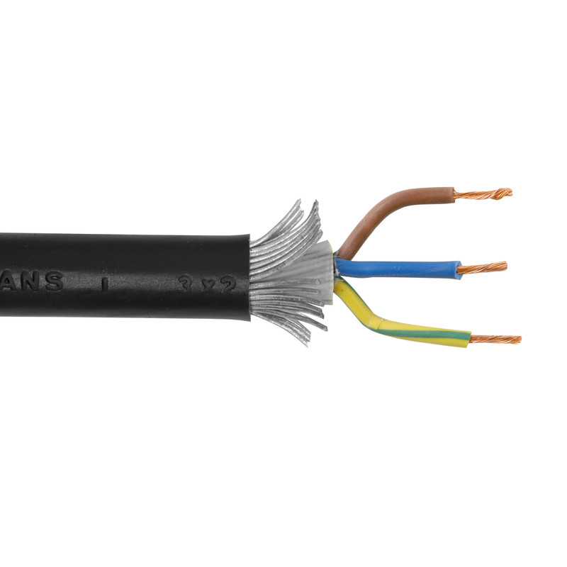 Pitacs SWA Single Phase Armoured Cable 2.5mm2 3 Core Coil