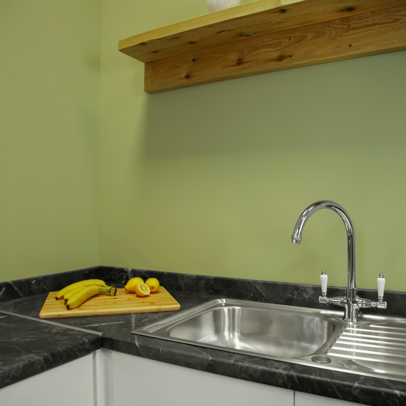 Ebb + Flo Traditional Lever Mono Mixer Kitchen Tap