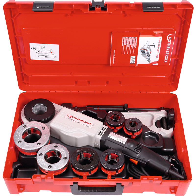 Rothenberger Supertronic 2000 Power Threader Set 2''/220V