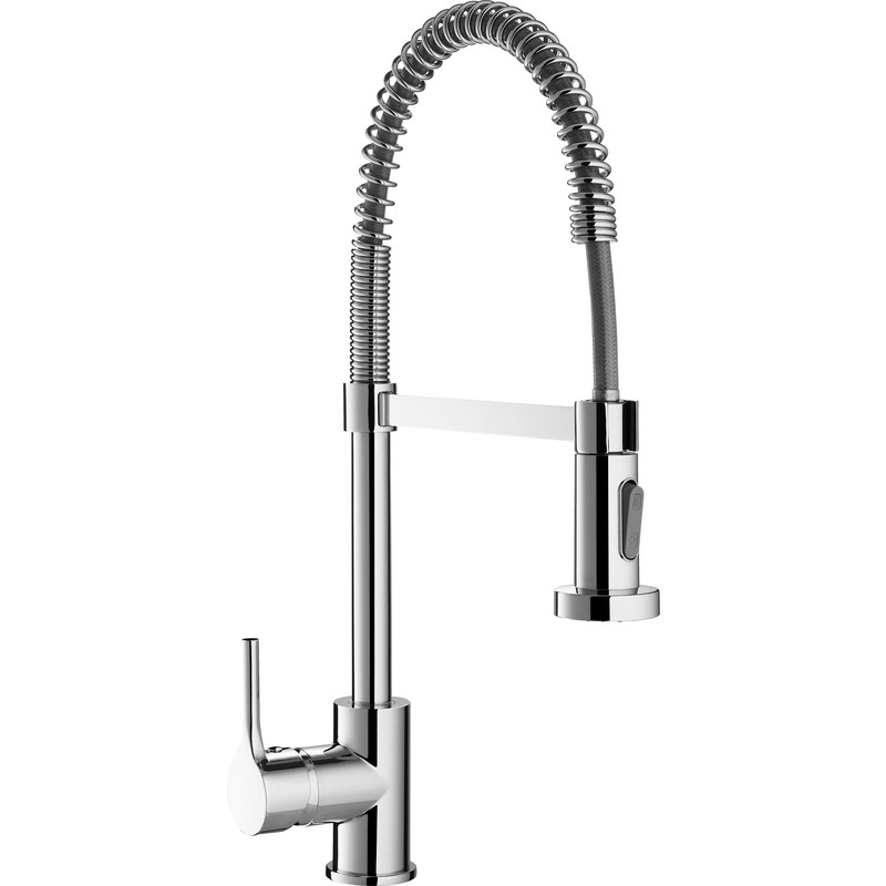 Deva Spring Pull Out Mono Mixer Kitchen Tap