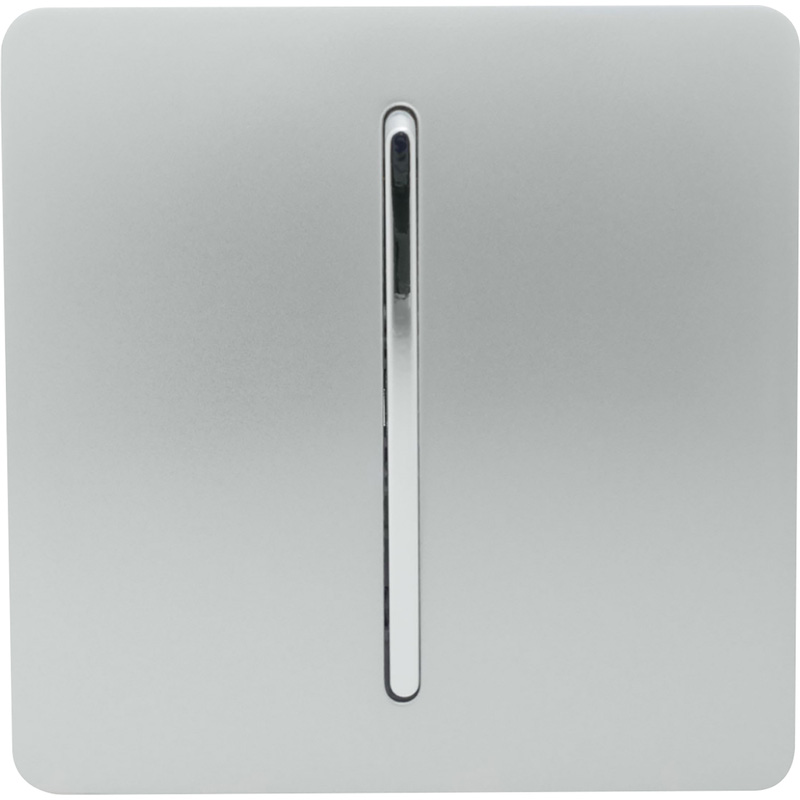 Trendiswitch Silver 1 Gang 2 Way 10 Amp Switch 1 Gang 2 Way