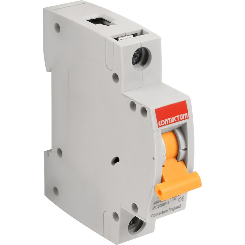 Contactum Single Pole B Curve MCB 25A 10kA SP