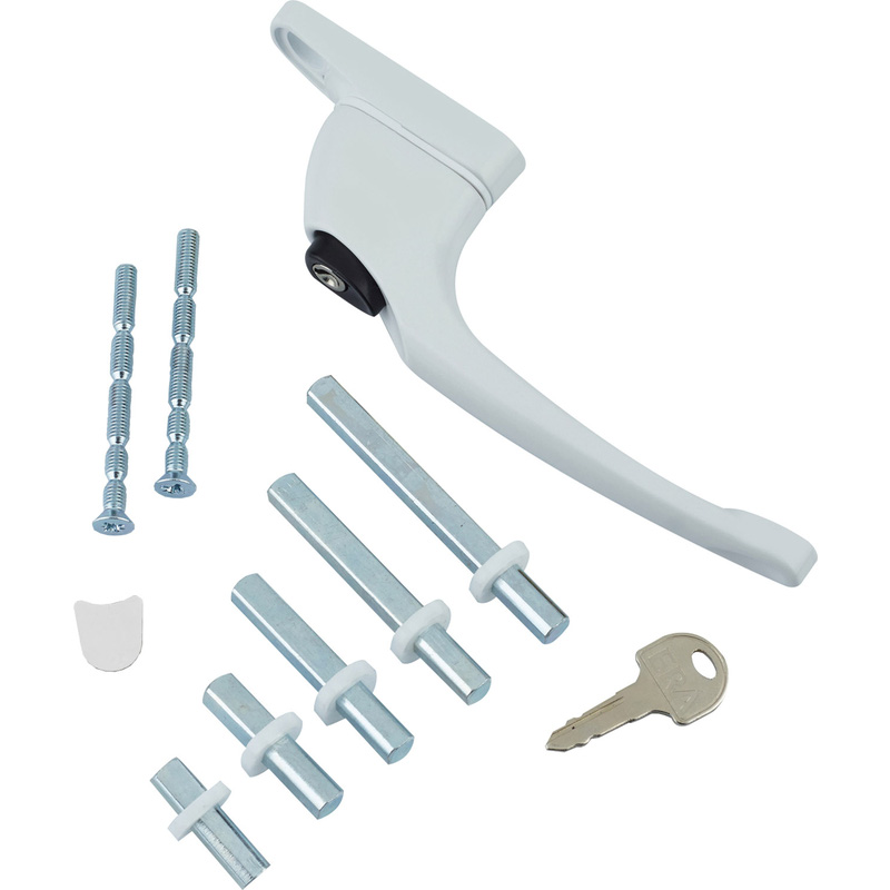 ERA Maxim Universal Espag Window Handle Inline White