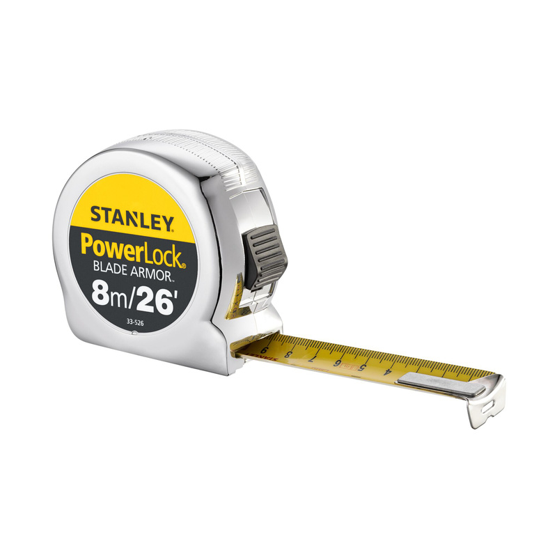 Stanley Micro Powerlock Tape Measure 8m/26'