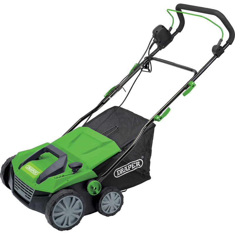 Draper 1800W 38cm Lawn Aerator & Scarifier 230v