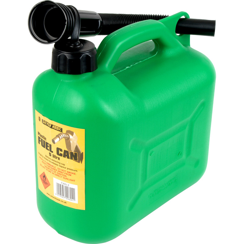 Plastic Fuel Can Green 5L