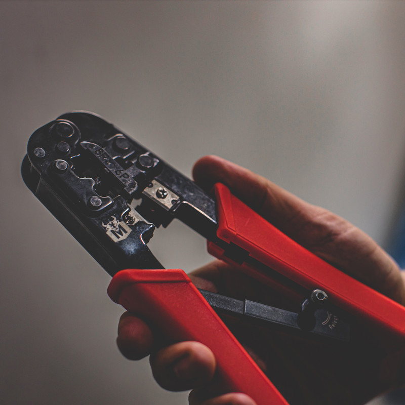 Minotaur Modular Ratcheting Crimping Tool For 8P8C & 6P6C