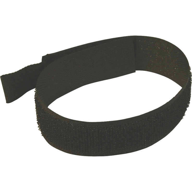 Hook & Loop Cable Ties 300mm Black