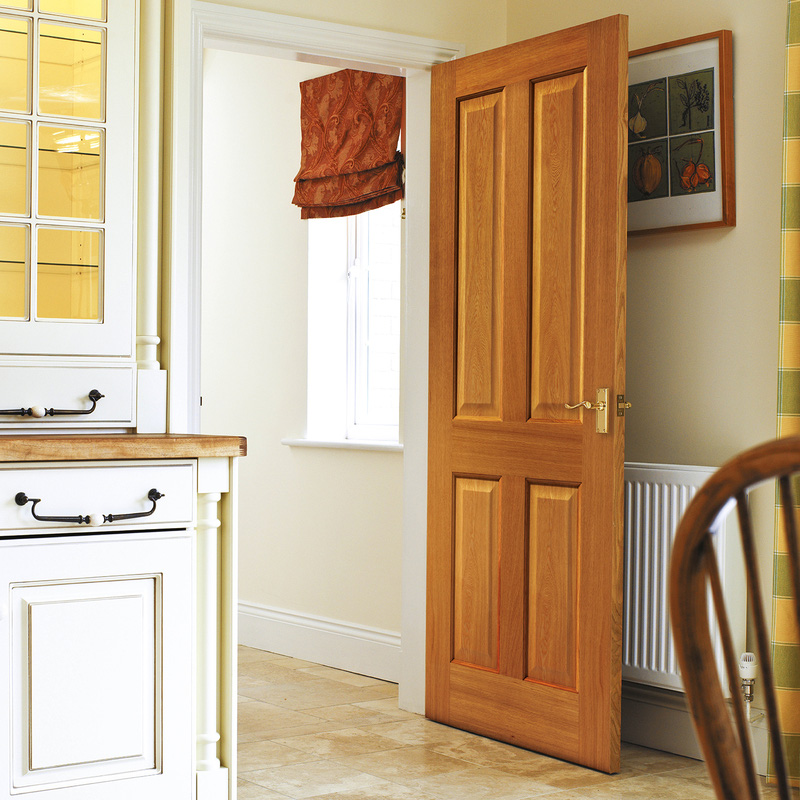 Sherwood Oak Internal Door Pre-Finished FD30 44 x 1981 x 838mm