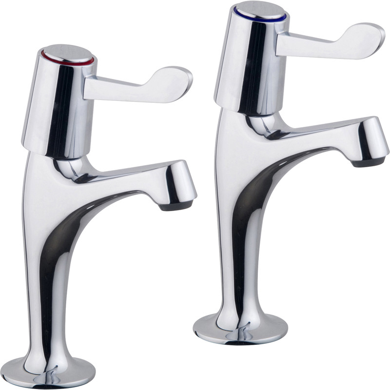 Ebb + Flo Contract Lever Pillar Kitchen Taps