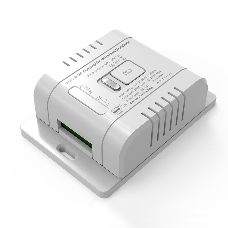 1 Channel Kinetic Switch Receiver Dimmable Smart WIFI+Bluetooth White