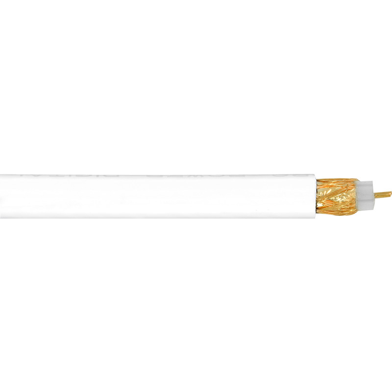 Pitacs TV / Satellite Cable CU/CU (CT100) White 100m Drum