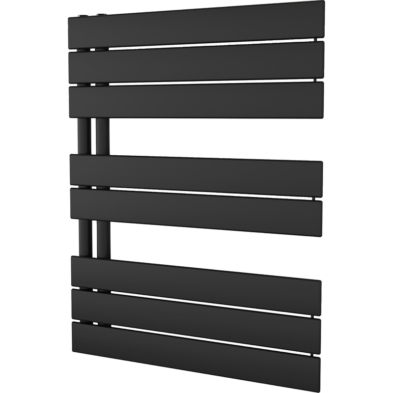 Ximax Oxford Open Panel Towel Radiator 745 x 600mm 1526Btu Black