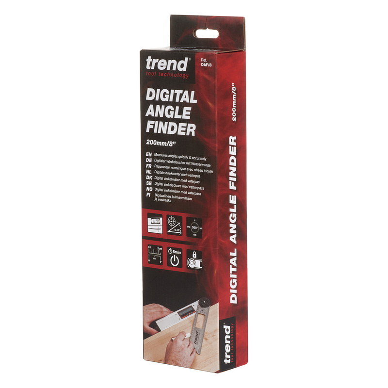 Trend Digital Angle Finder 200mm / 8"