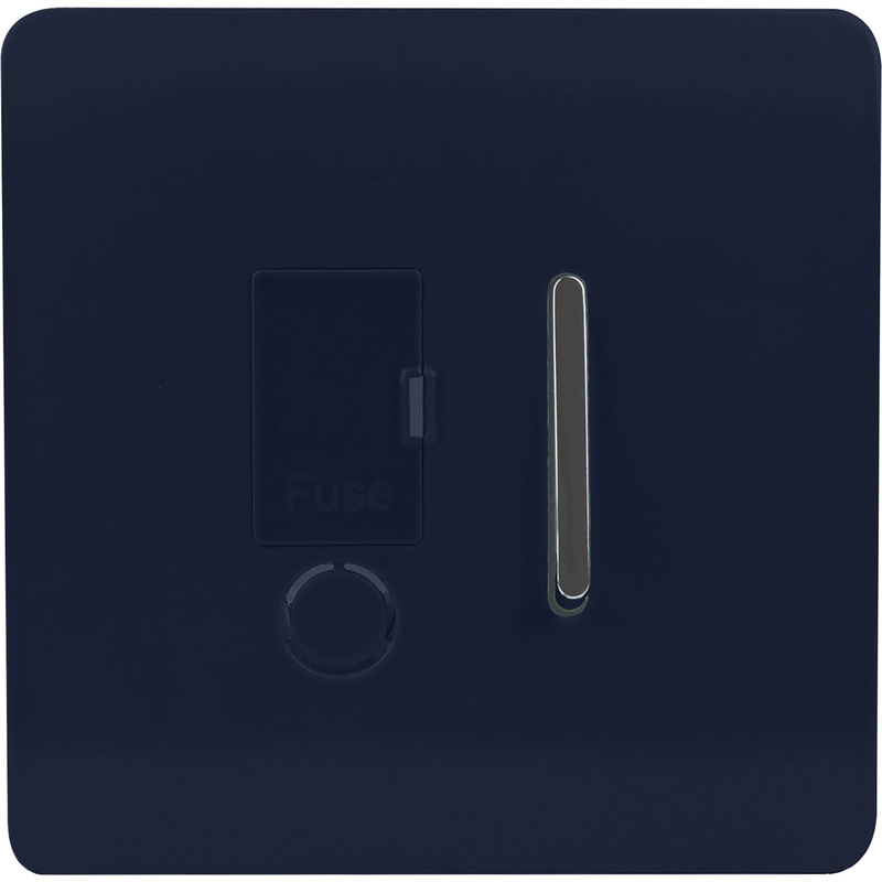 Trendiswitch Navy 13 Amp Switched Fused Spur 1 Gang