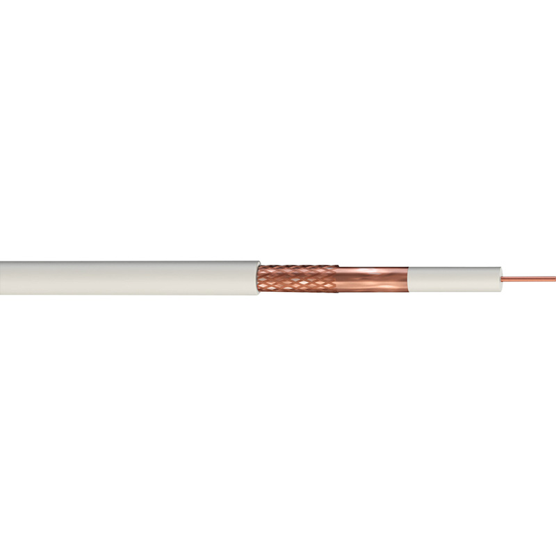 Doncaster Cables Coaxial Satellite Cable (CT100) White 100m Drum