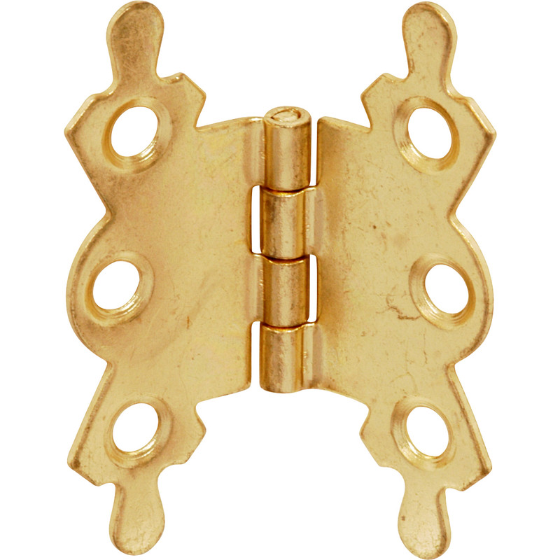 Brass Plated Butterfly Hinge 40mm