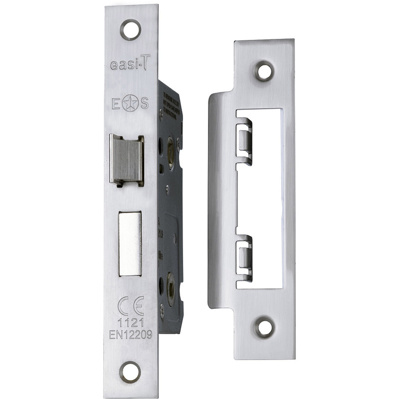Eurospec Bathroom Lock 3" Satin Nickel