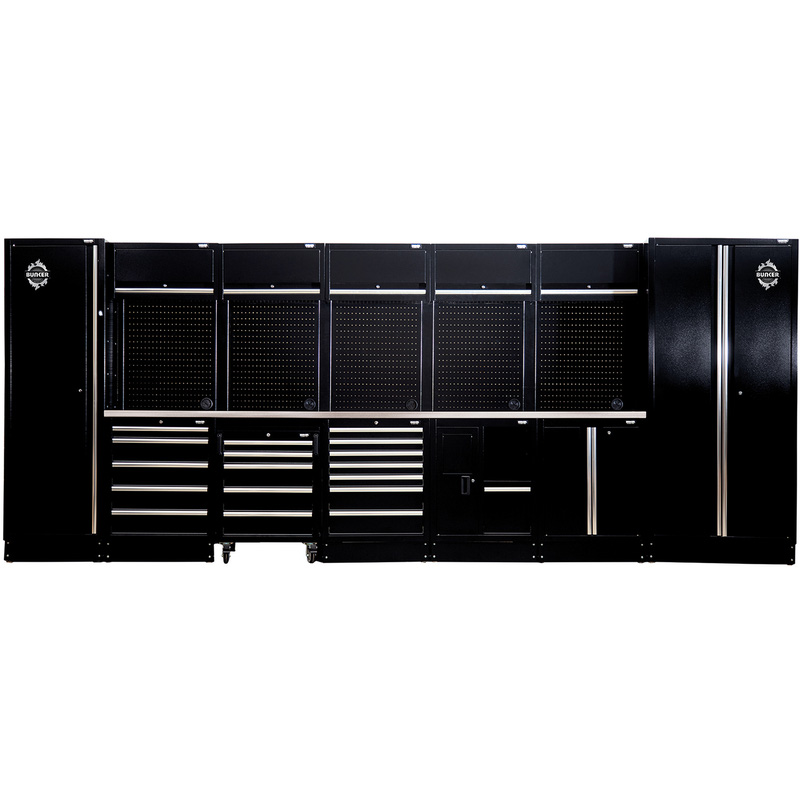 Draper BUNKER® Modular Storage Combo 25 PC with Stainless Steel Worktop