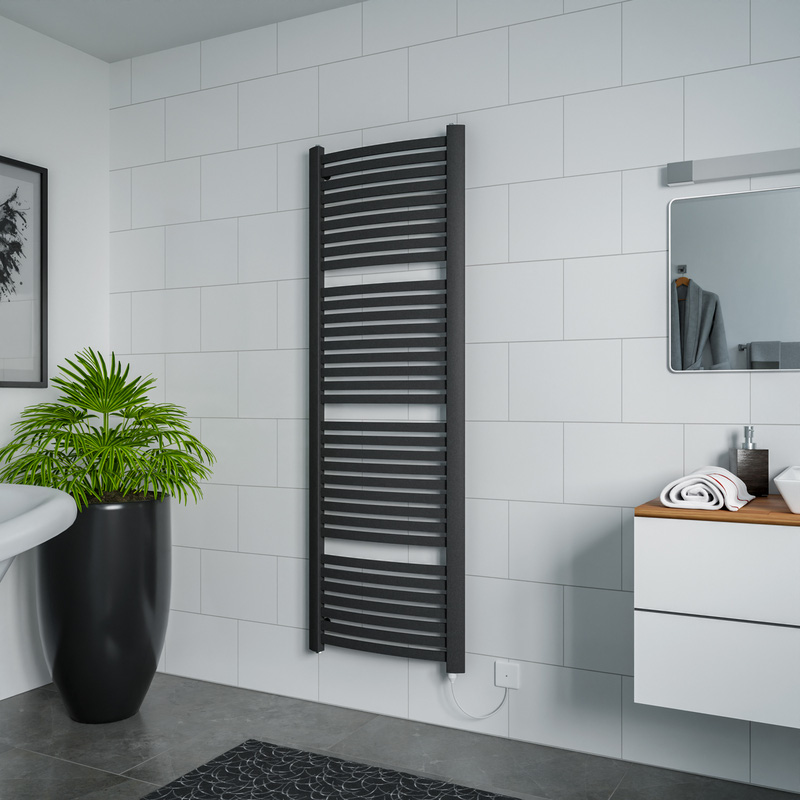 Ximax Windsor Electric Designer Radiator 1710 x 580mm 3072Btu Anthracite