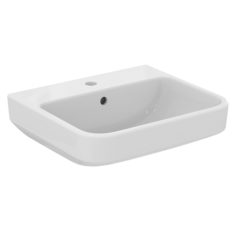 Ideal Standard i.life B Basin and Pedestal 50cm 1 Tap Hole