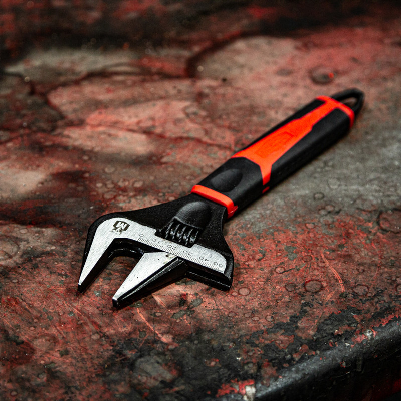 Minotaur Adjustable Wide Jaw Wrench 10" OJC 50mm