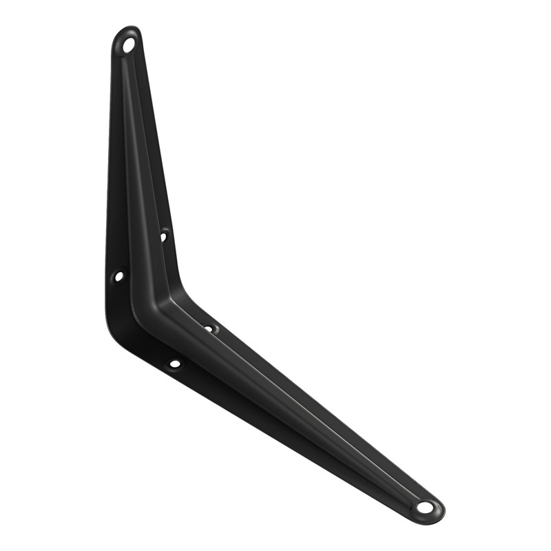 Rothley London Shelf Bracket Matt Black 150 x 125mm